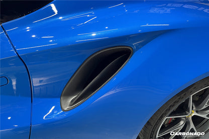 Carbonado 2021-2024 Lotus Emira OD Style Dry Carbon Fiber Quarter Panel Side Scoopes
