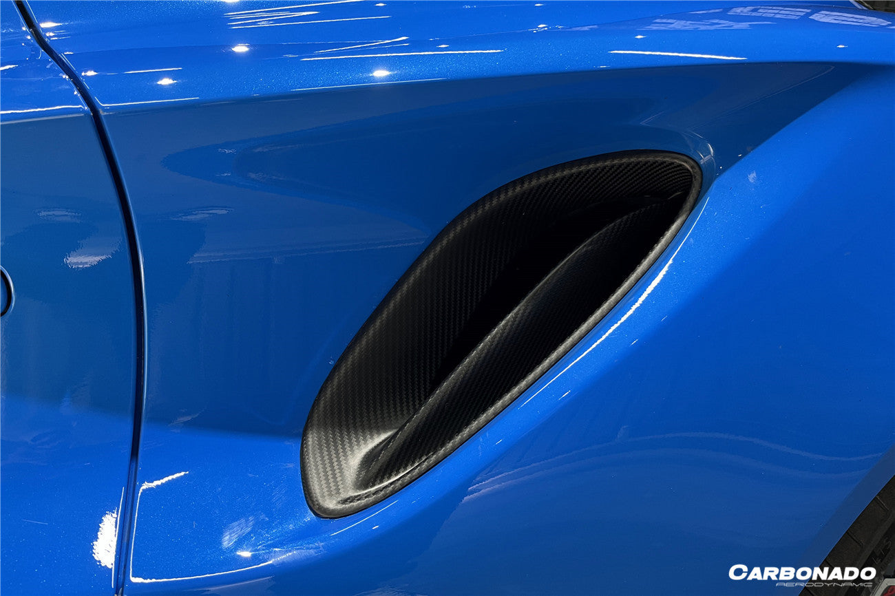 Carbonado 2021-2024 Lotus Emira OD Style Dry Carbon Fiber Quarter Panel Side Scoopes
