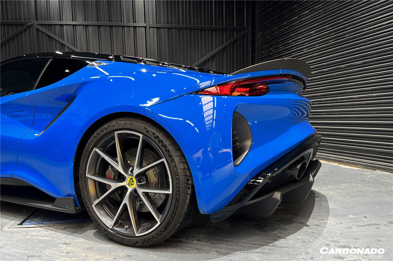 Carbonado OD Style Dry Carbon Fiber Rear Bumper Vents | 2021-2024 Lotus Emira
