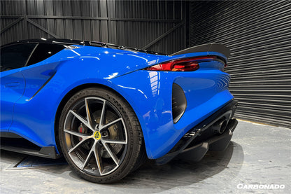 Carbonado OD Style Dry Carbon Fiber Rear Bumper Vents | 2021-2024 Lotus Emira
