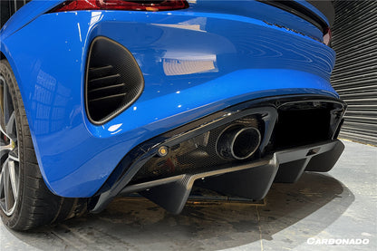 Carbonado OD Style Dry Carbon Fiber Rear Bumper Vents | 2021-2024 Lotus Emira