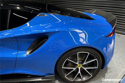 Carbonado 2021-2024 Lotus Emira OD Style Dry Carbon Fiber Quarter Panel Side Scoopes