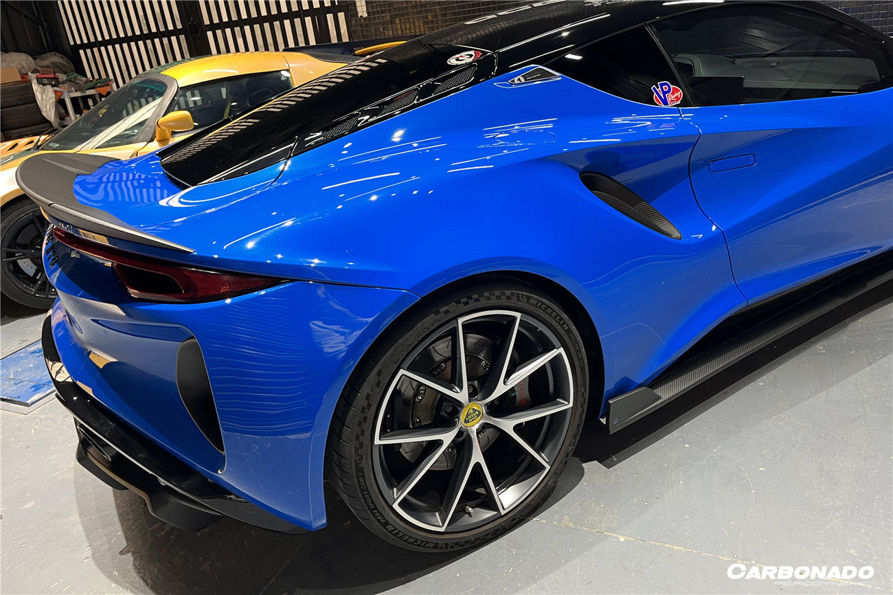 Carbonado 2021-2024 Lotus Emira OD Style Dry Carbon Fiber Side Skirts