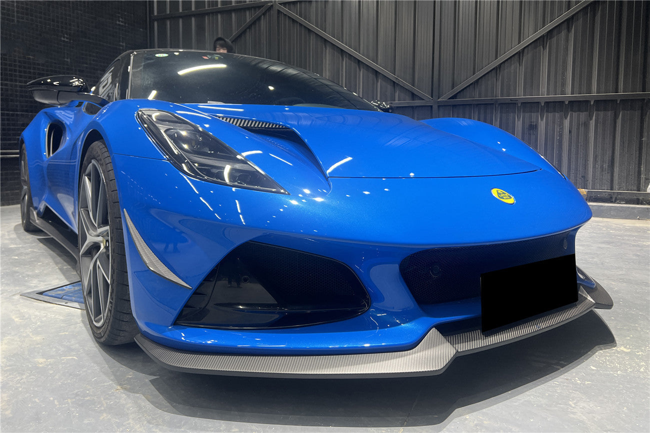 Carbonado 2021-2024 Lotus Emira OD Style Dry Carbon Fiber Front Lip Splitter