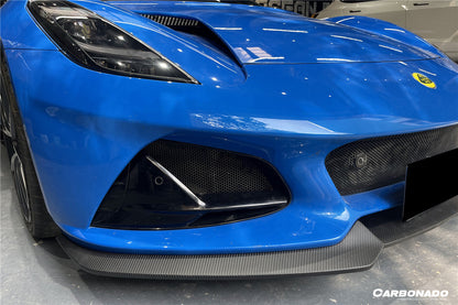 Carbonado 2021-2024 Lotus Emira OD Style Dry Carbon Fiber Front Lip Splitter