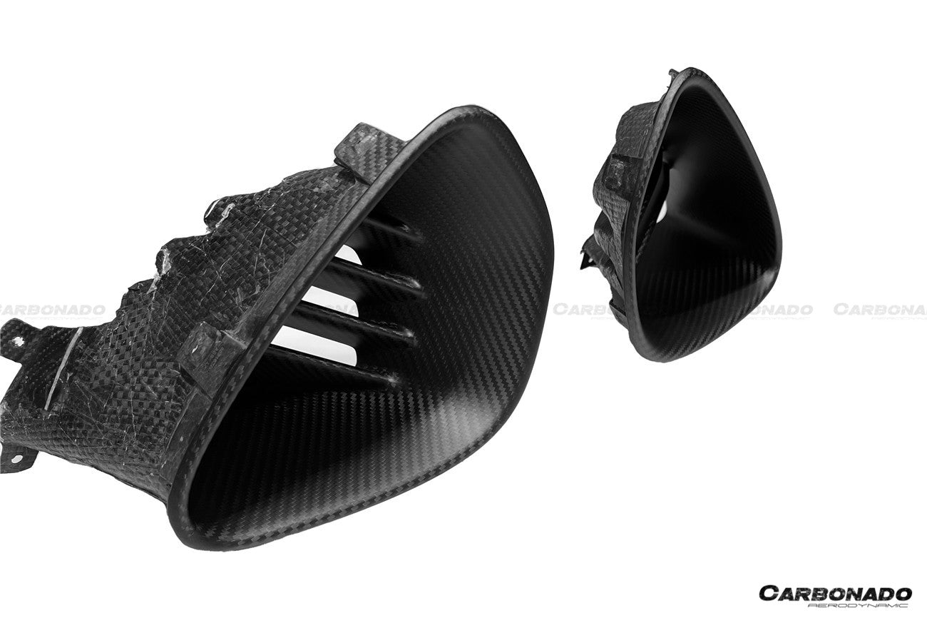 Carbonado OD Style Dry Carbon Fiber Rear Bumper Vents | 2021-2024 Lotus Emira
