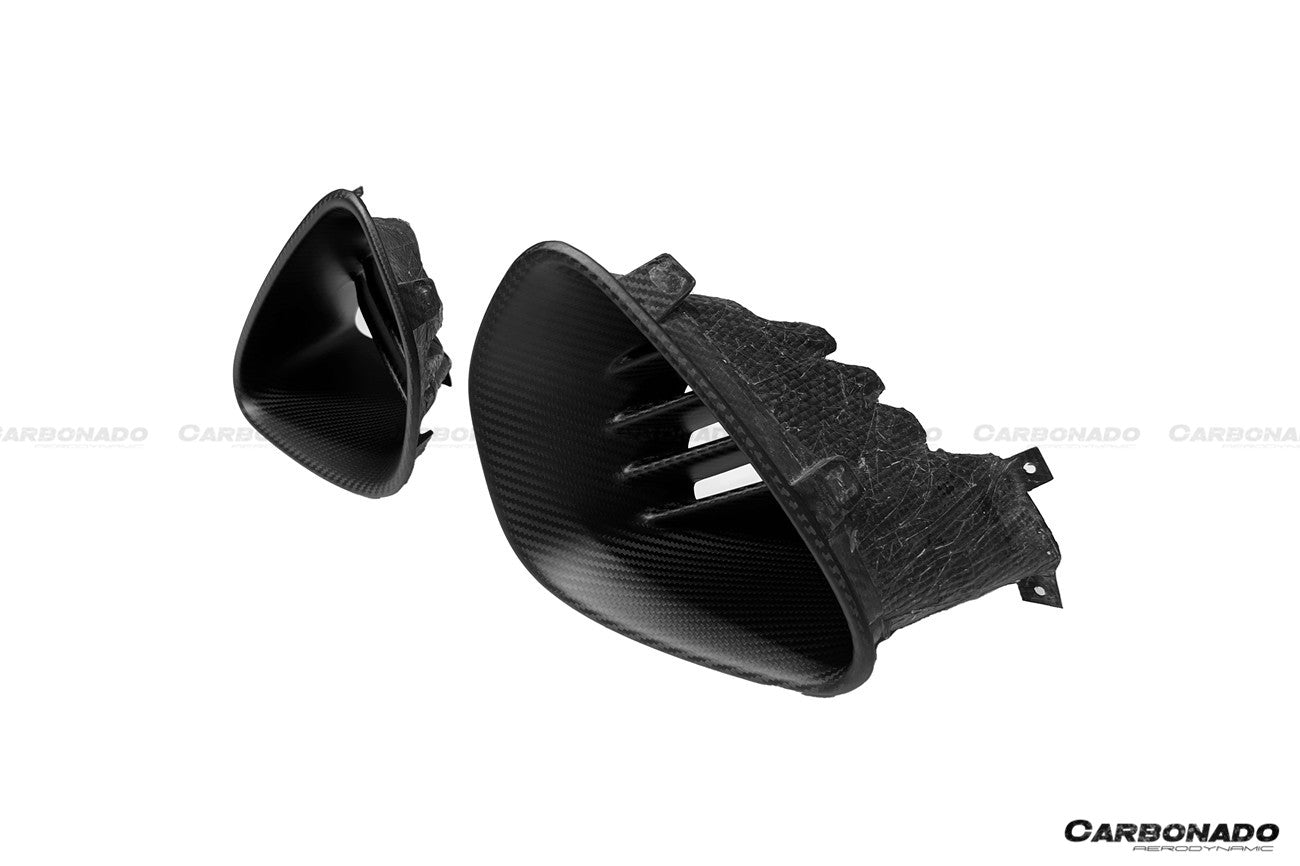 Carbonado OD Style Dry Carbon Fiber Rear Bumper Vents | 2021-2024 Lotus Emira