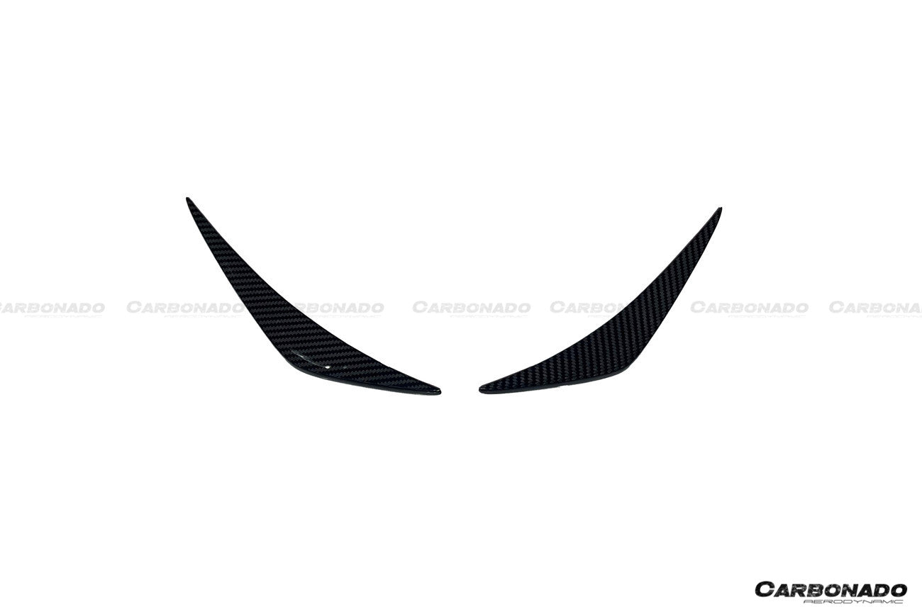 Carbonado 2021-2024 Lotus Emira OD Style Dry Carbon Fiber Front Bumper Canards