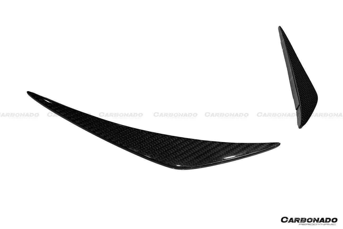 Carbonado 2021-2024 Lotus Emira OD Style Dry Carbon Fiber Front Bumper Canards