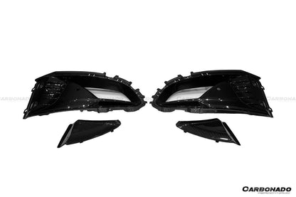 Carbonado OD Style Dry Carbon Fiber Front Bumper Vents | 2021-2024 Lotus Emira