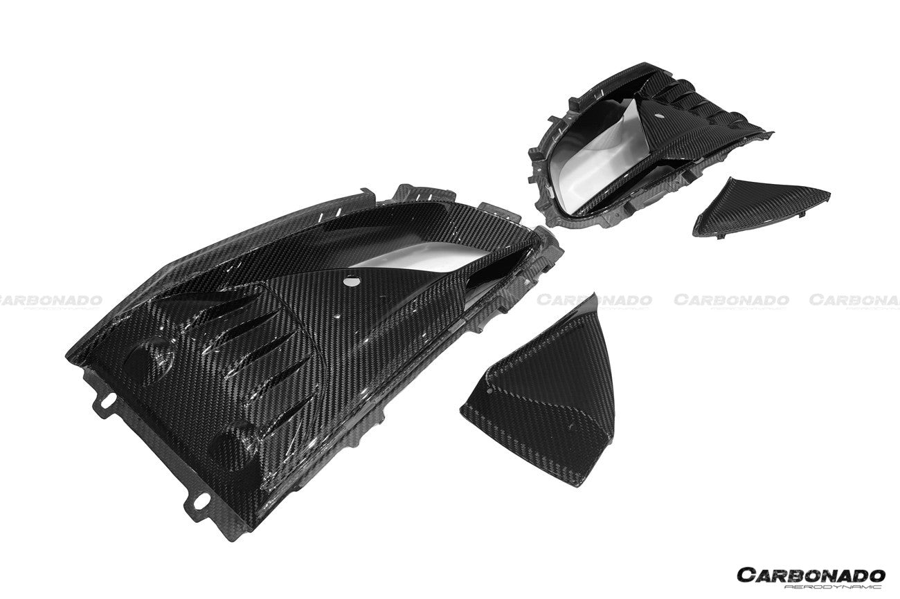 Carbonado OD Style Dry Carbon Fiber Front Bumper Vents | 2021-2024 Lotus Emira
