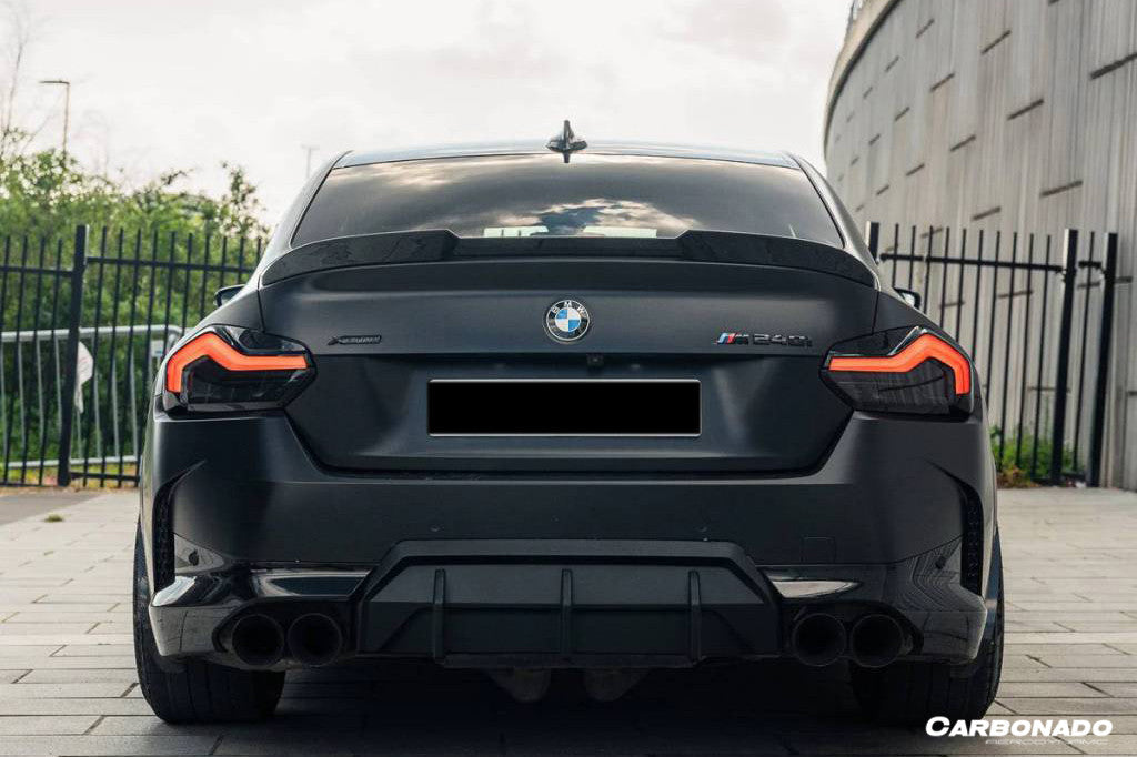 Carbonado 2021-2024 BMW M2 G87 OD-A Style Dry Carbon FIber Trunk Spoiler