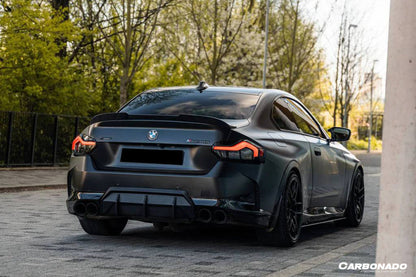 Carbonado 2021-2024 BMW M2 G87 OD-A Style Dry Carbon FIber Trunk Spoiler