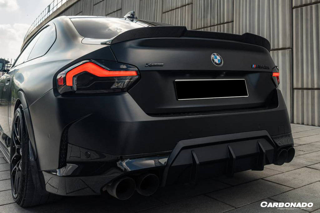 Carbonado 2021-2024 BMW M2 G87 OD-A Style Dry Carbon FIber Trunk Spoiler