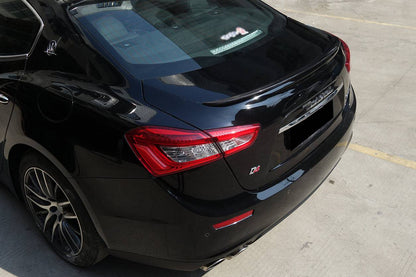 Alerón de maletero estilo W para Maserati Ghibli S Q4 M157 Carbonado 2014-2021