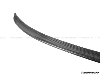 Alerón de maletero estilo W para Maserati Ghibli S Q4 M157 Carbonado 2014-2021