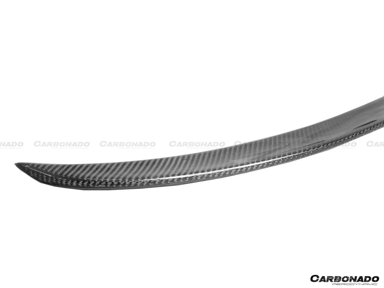 Alerón de maletero estilo W para Maserati Ghibli S Q4 M157 Carbonado 2014-2021