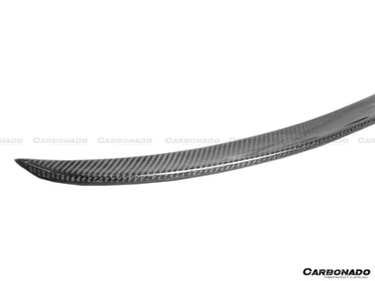 Alerón de maletero estilo W para Maserati Ghibli S Q4 M157 Carbonado 2014-2021
