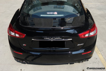 Alerón de maletero estilo W para Maserati Ghibli S Q4 M157 Carbonado 2014-2021