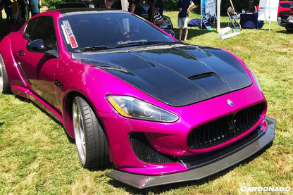 Carbonado 2008-2017 Maserati GranTurismo DC Style Carbon Fiber Hood