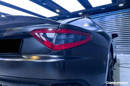 Carbonado 2008-2011 Maserati GranTurismo S 4.7L Coupe MC Style Carbon fiber Trunk Spoiler