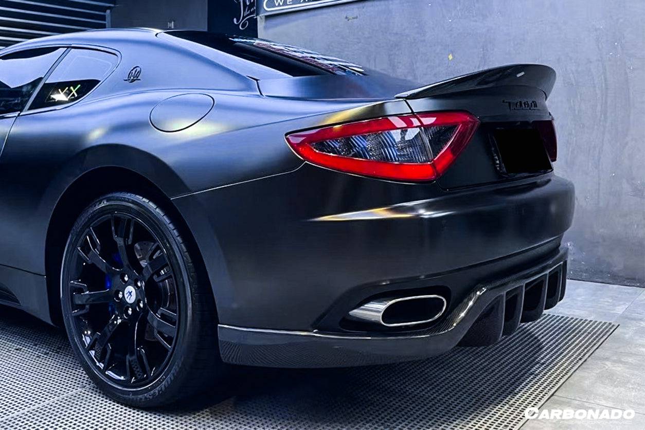 Carbonado 2012-2022 Maserati GranTurismo Sport  MC 4.7L Style Carbon Fiber Trunk Spoiler