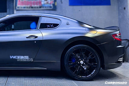 Carbonado 2012-2022 Maserati GranTurismo Sport  MC 4.7L Style Carbon Fiber Trunk Spoiler