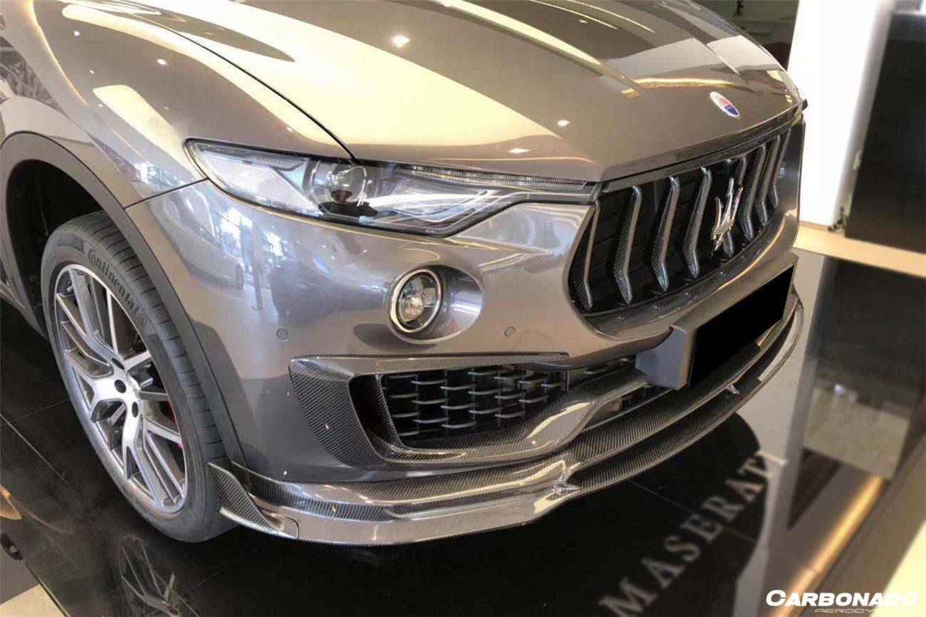 Faldón delantero de fibra de carbono estilo OD para Maserati Levante 2016-2023