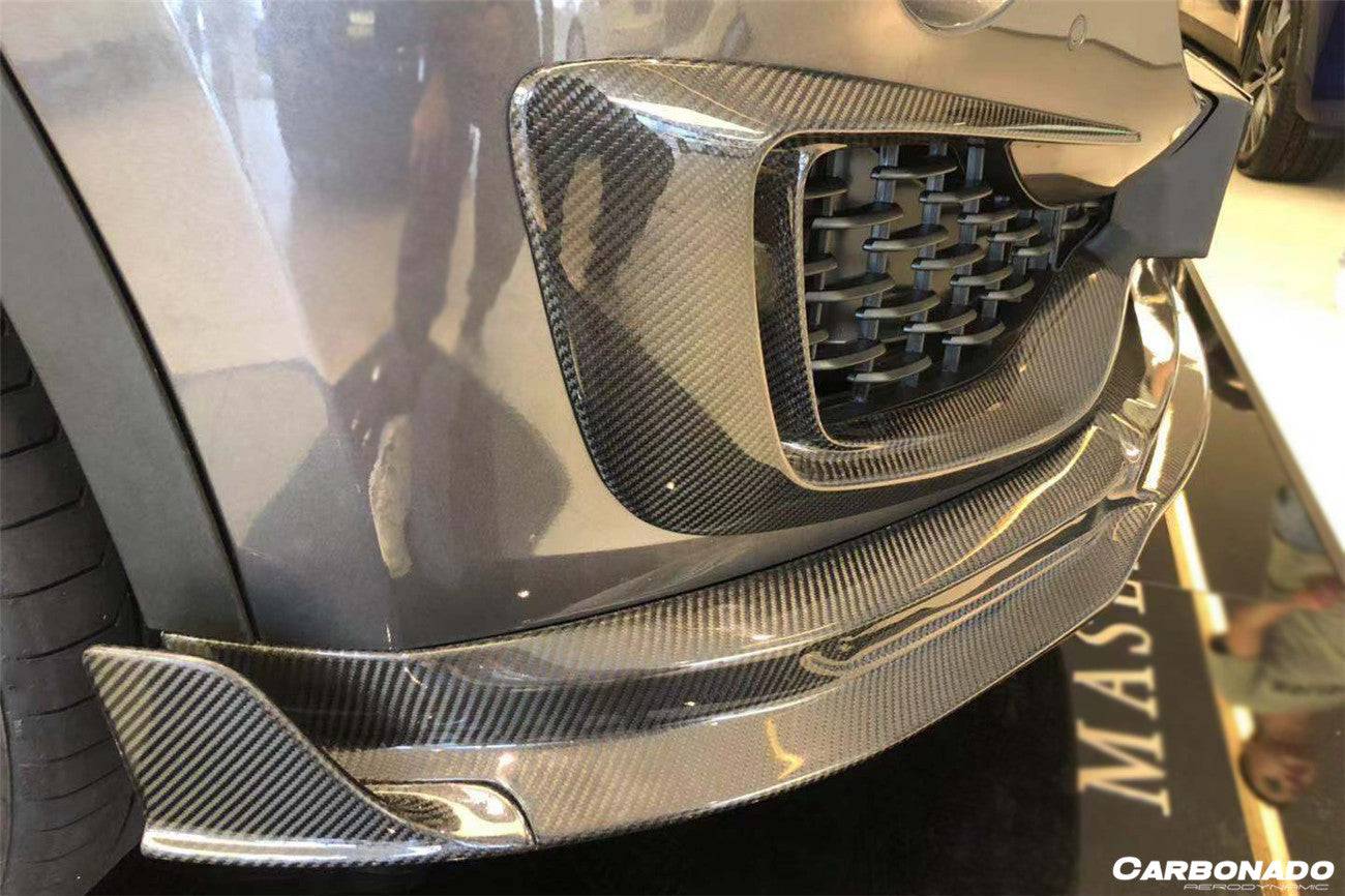 Molduras de ventilación para parachoques delantero estilo OD para Maserati Levante Modena GT Carbonado 2017-2023