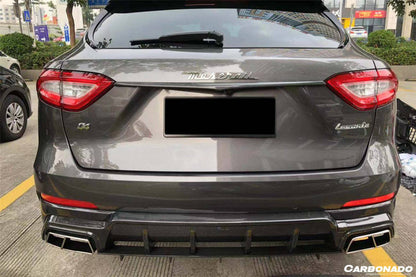 Carbonado 2017-2023 Maserati Levante Modena GT OD Style Rear Diffuser Lip   NO Exhaust Tips