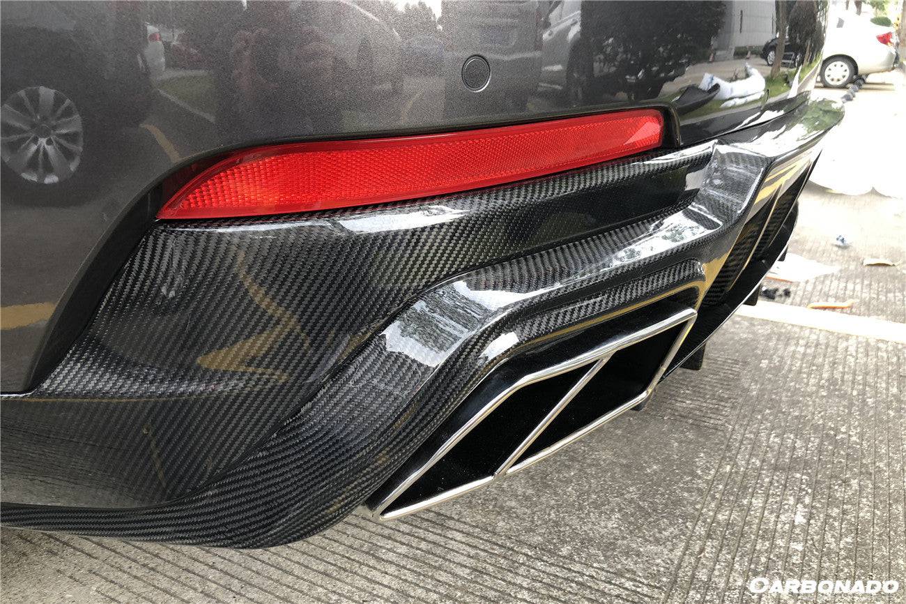 Carbonado 2017-2023 Maserati Levante Modena GT OD Style Rear Diffuser Lip   NO Exhaust Tips