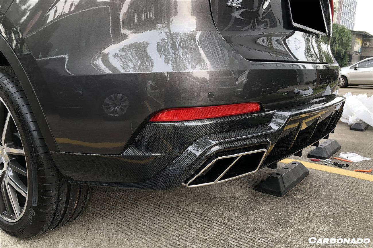 Carbonado 2017-2023 Maserati Levante Modena GT OD Style Rear Diffuser Lip   NO Exhaust Tips