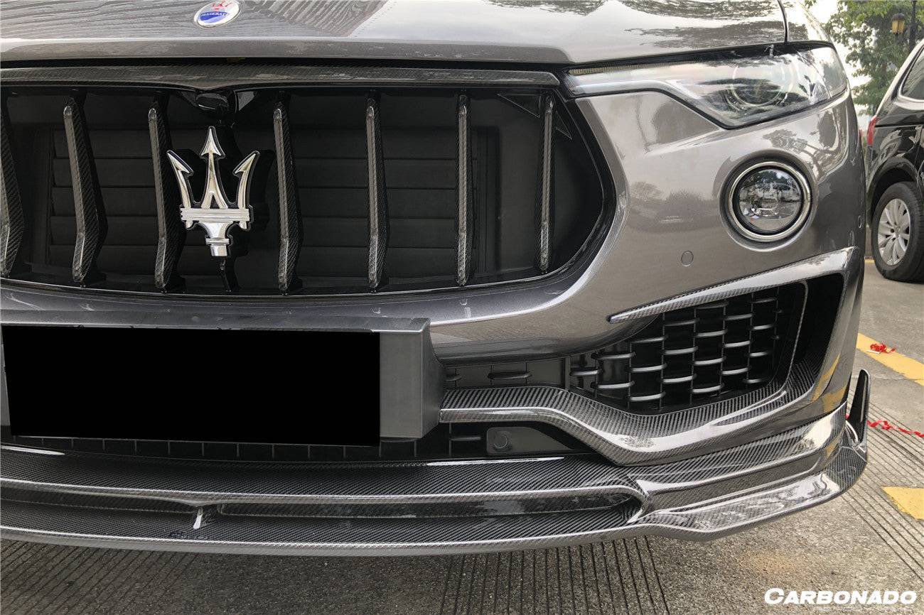 Faldón delantero de fibra de carbono estilo OD para Maserati Levante 2016-2023