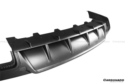 Carbonado 2017-2023 Maserati Levante Modena GT OD Style Rear Diffuser Lip   NO Exhaust Tips