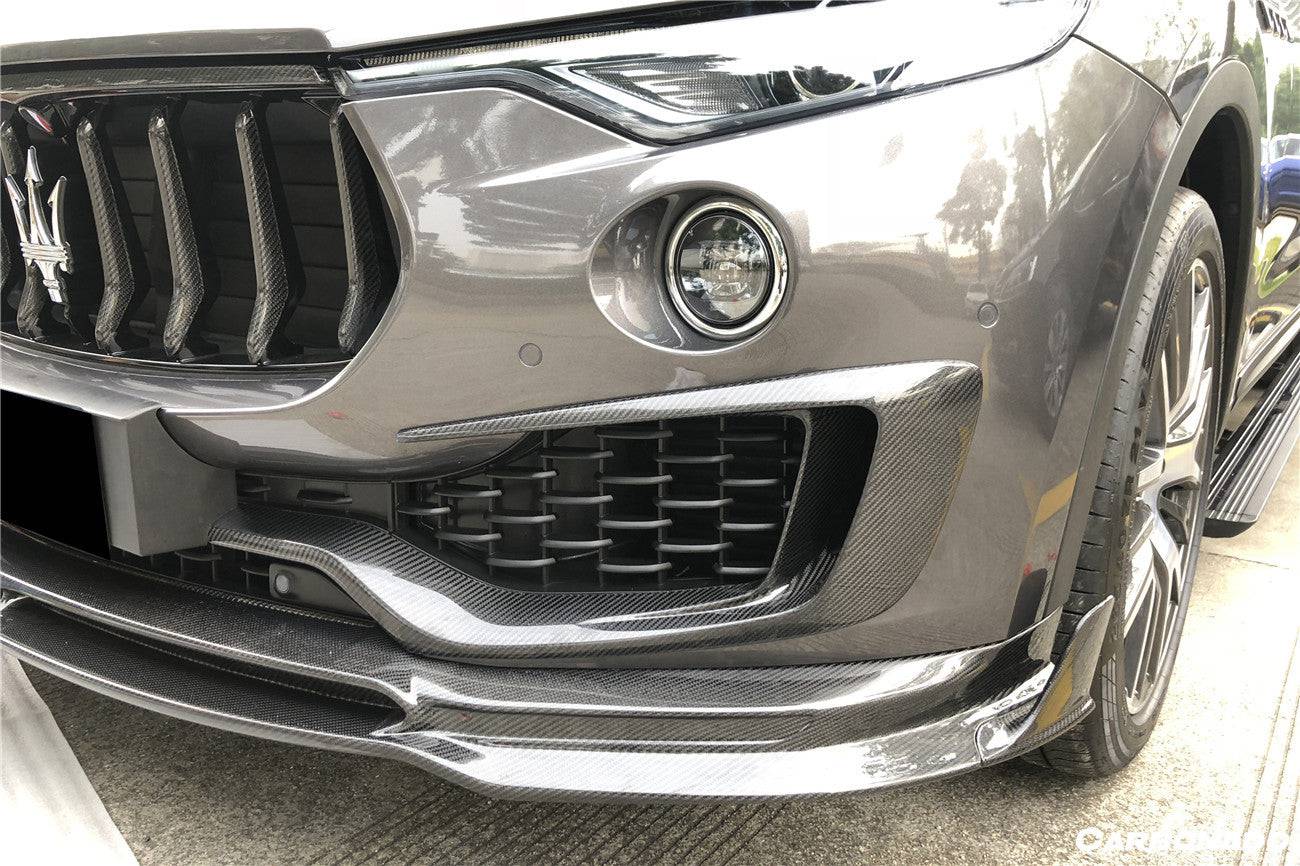 Faldón delantero de fibra de carbono estilo OD para Maserati Levante 2016-2023