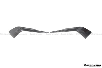 Divisor frontal de fibra de carbono seco estilo NVT para Maserati MC20 Carbonado 2020-2024