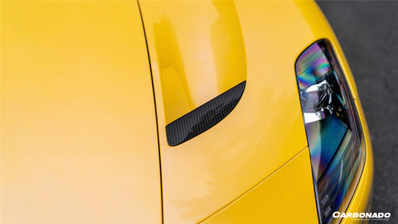 Carbonado 2020-2024 Maserati MC20 NVT Style Dry Carbon Fiber Fender Vents