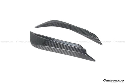 Canards delanteros de fibra de carbono secos estilo Maserati MC20 SVD Carbonado 2020-2024