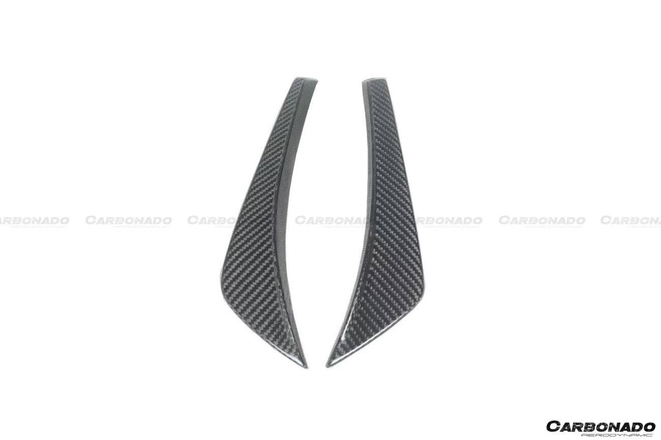 Canards delanteros de fibra de carbono secos estilo Maserati MC20 SVD Carbonado 2020-2024