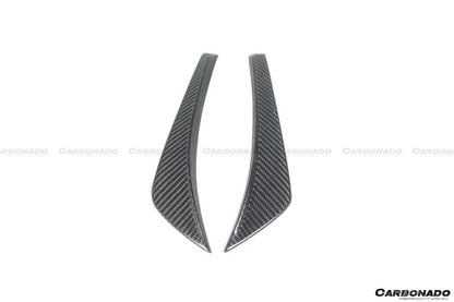 Canards delanteros de fibra de carbono secos estilo Maserati MC20 SVD Carbonado 2020-2024