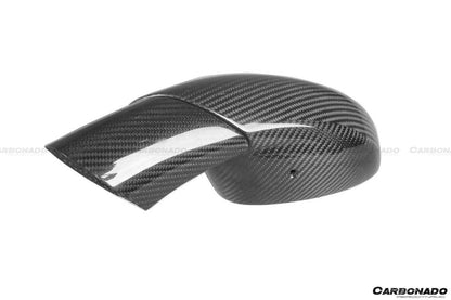 Reemplazo de la carcasa del espejo retrovisor de fibra de carbono seco para Maserati MC20 Carbonado 2020-2024