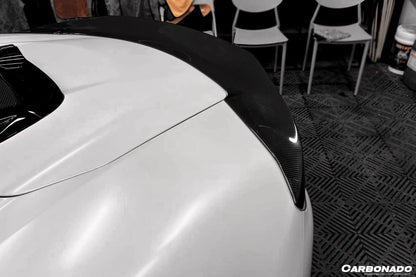 Carbonado 2020-2024 Maserati MC20 SVD Style Dry Carbon Fiber Trunk Spoiler Wing