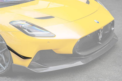 Canards delanteros de fibra de carbono secos estilo Maserati MC20 SVD Carbonado 2020-2024