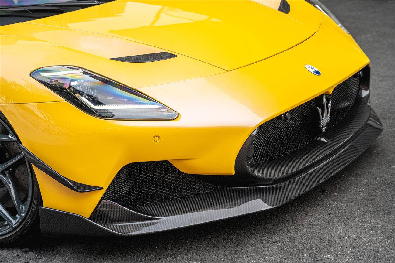 Carbonado 2020-2024 Maserati MC20 SVD Style Dry Carbon Fiber Front Lip