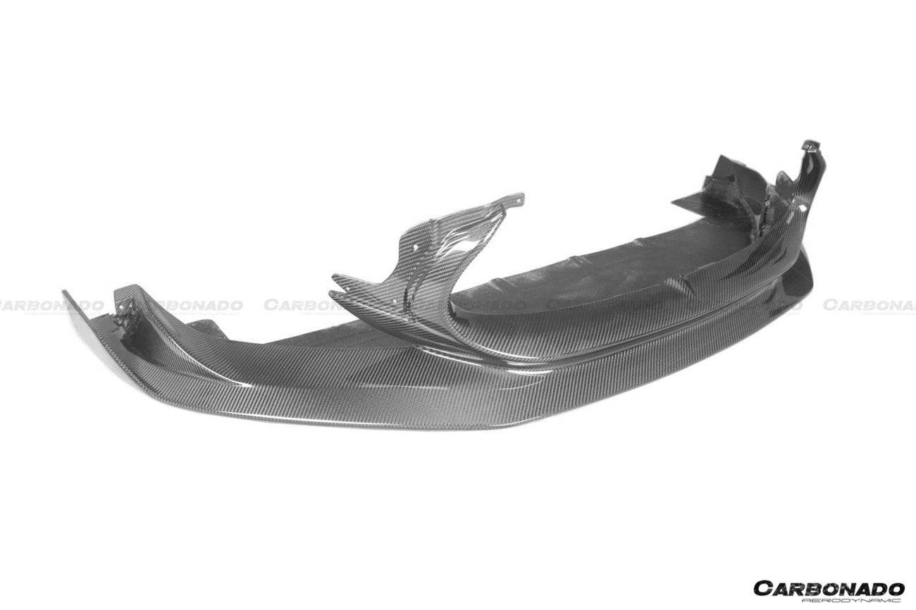 Carbonado 2020-2024 Maserati MC20 SVD Style Dry Carbon Fiber Front Lip