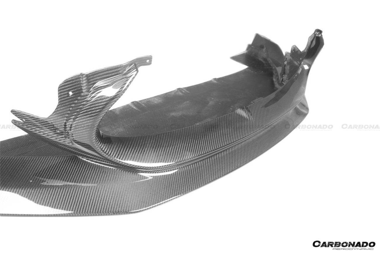 Carbonado 2020-2024 Maserati MC20 SVD Style Dry Carbon Fiber Front Lip