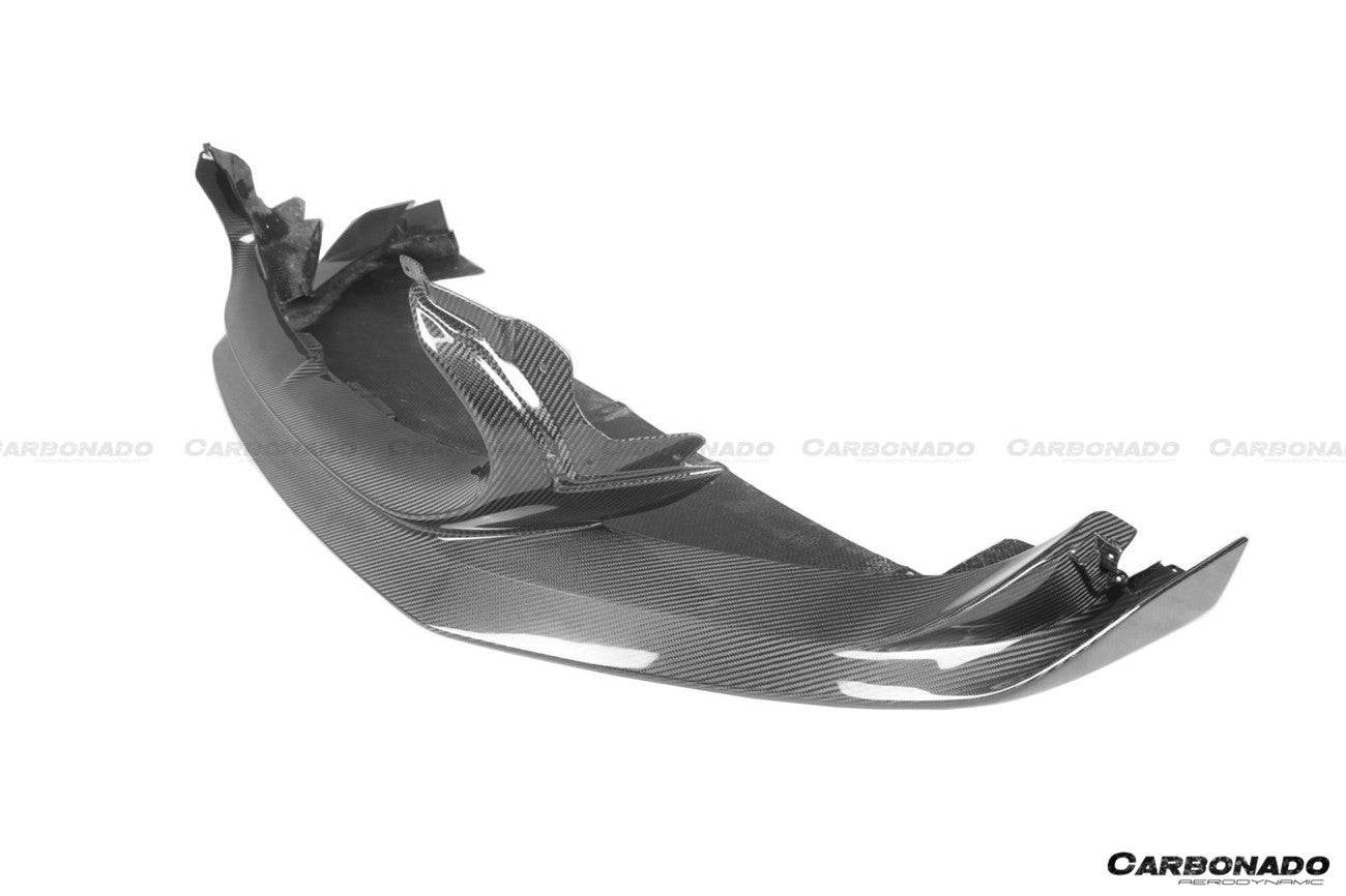 Carbonado 2020-2024 Maserati MC20 SVD Style Dry Carbon Fiber Front Lip