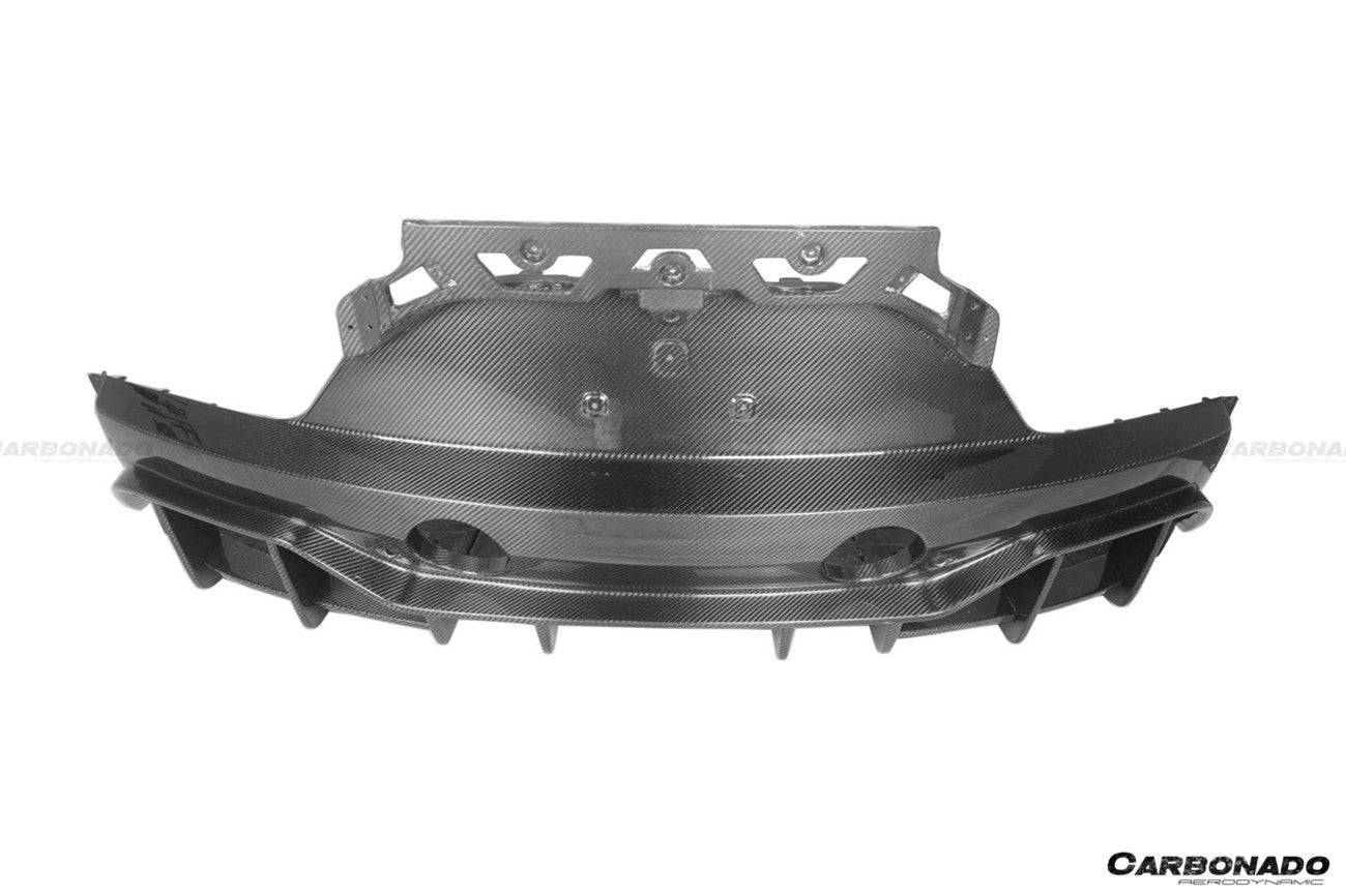 Carbonado 2020-2024 Maserati MC20 SVD Style DRY Carbon Fiber Rear Lip Diffuser