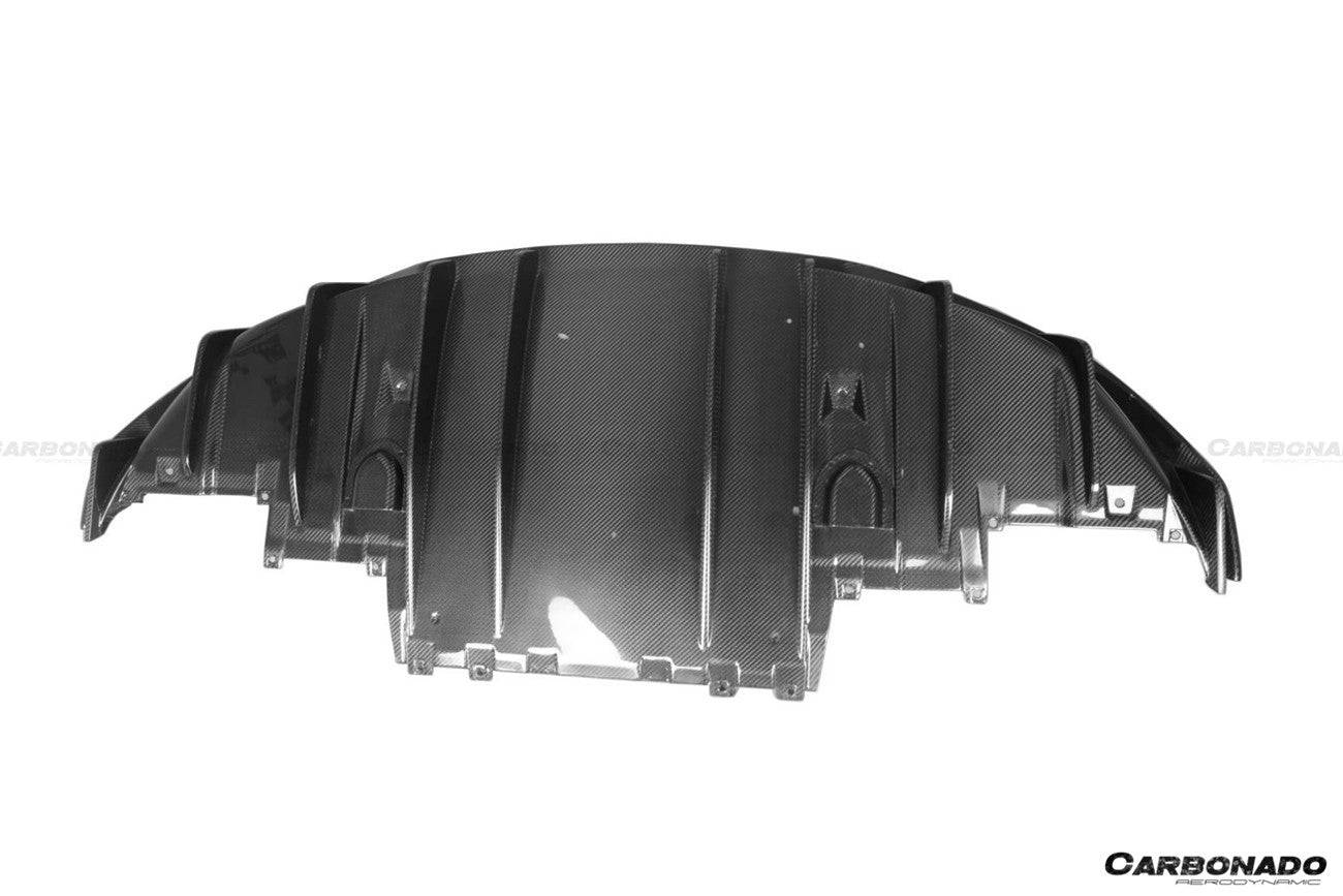 Carbonado 2020-2024 Maserati MC20 SVD Style DRY Carbon Fiber Rear Lip Diffuser