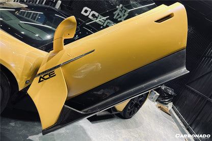 Carbonado 2020-2024 Maserati MC20 OEM Style DRY Carbon Fiber Side Skirts